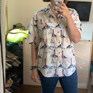 Puritan Button up Hawaiian shirt